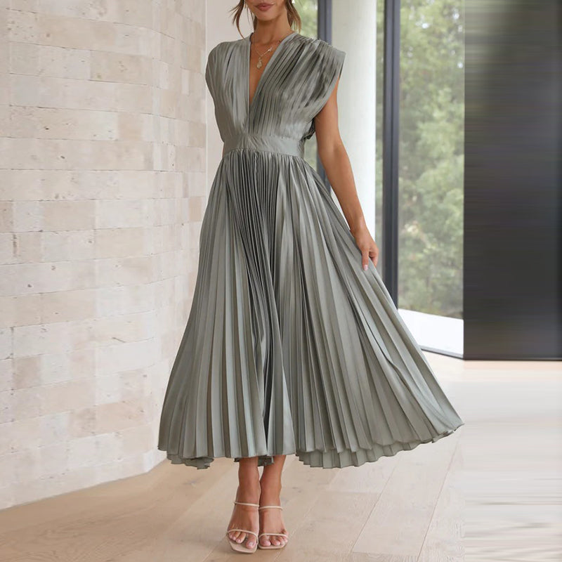 Valenzora - Kleid mit V-Ausschnitt