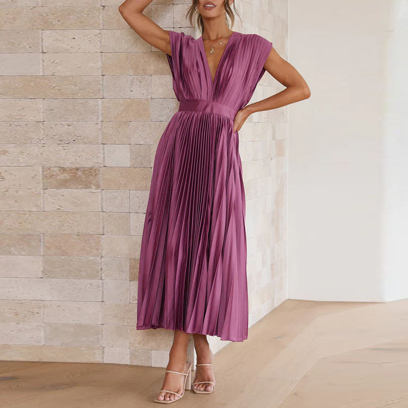 Valenzora - Kleid mit V-Ausschnitt