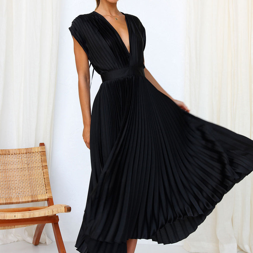 Valenzora - Kleid mit V-Ausschnitt
