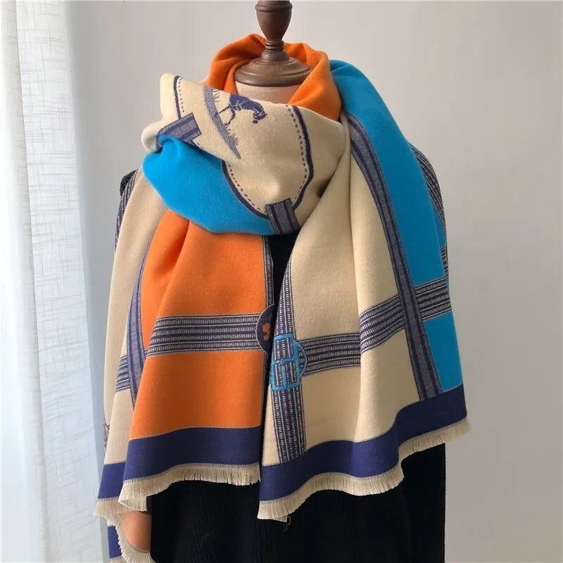 Valenzora | Scarf - elegant women's oversized wrap