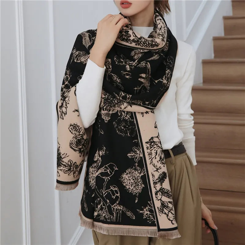 Valenzora | Scarf - elegant women's oversized wrap