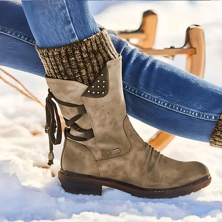 Valenzora | Elegant leather boots for women