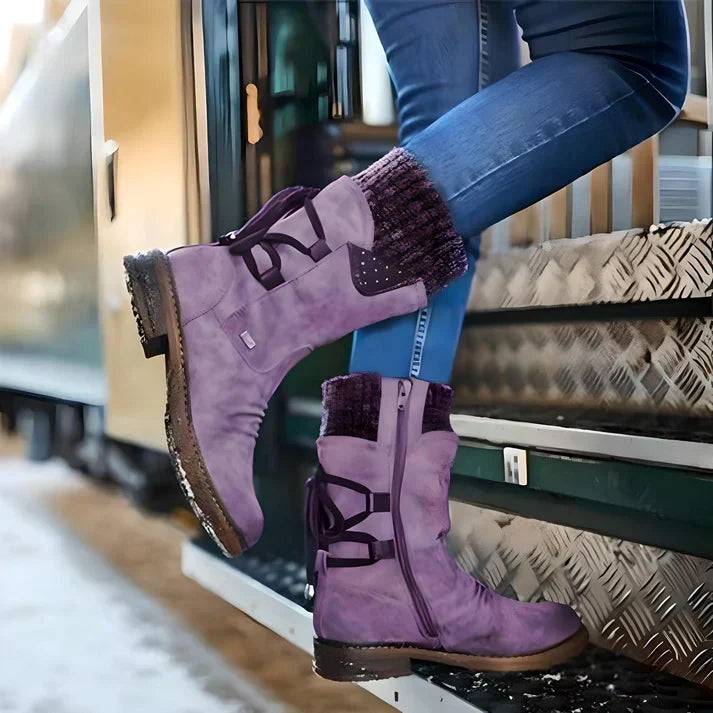 Valenzora | Elegant leather boots for women
