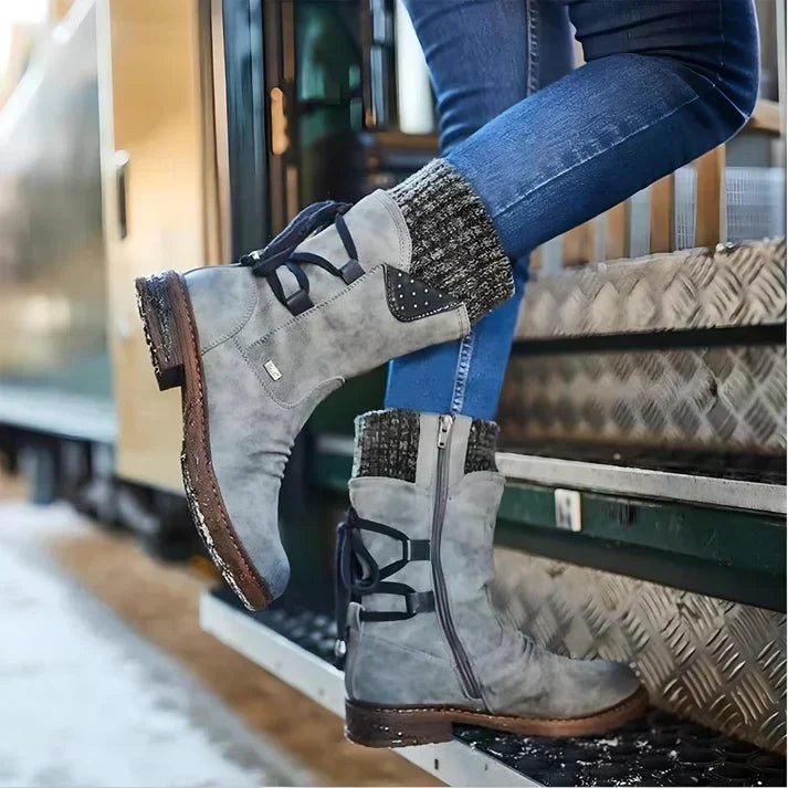 Valenzora | Elegant leather boots for women