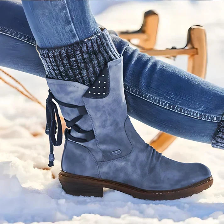 Valenzora | Elegant leather boots for women