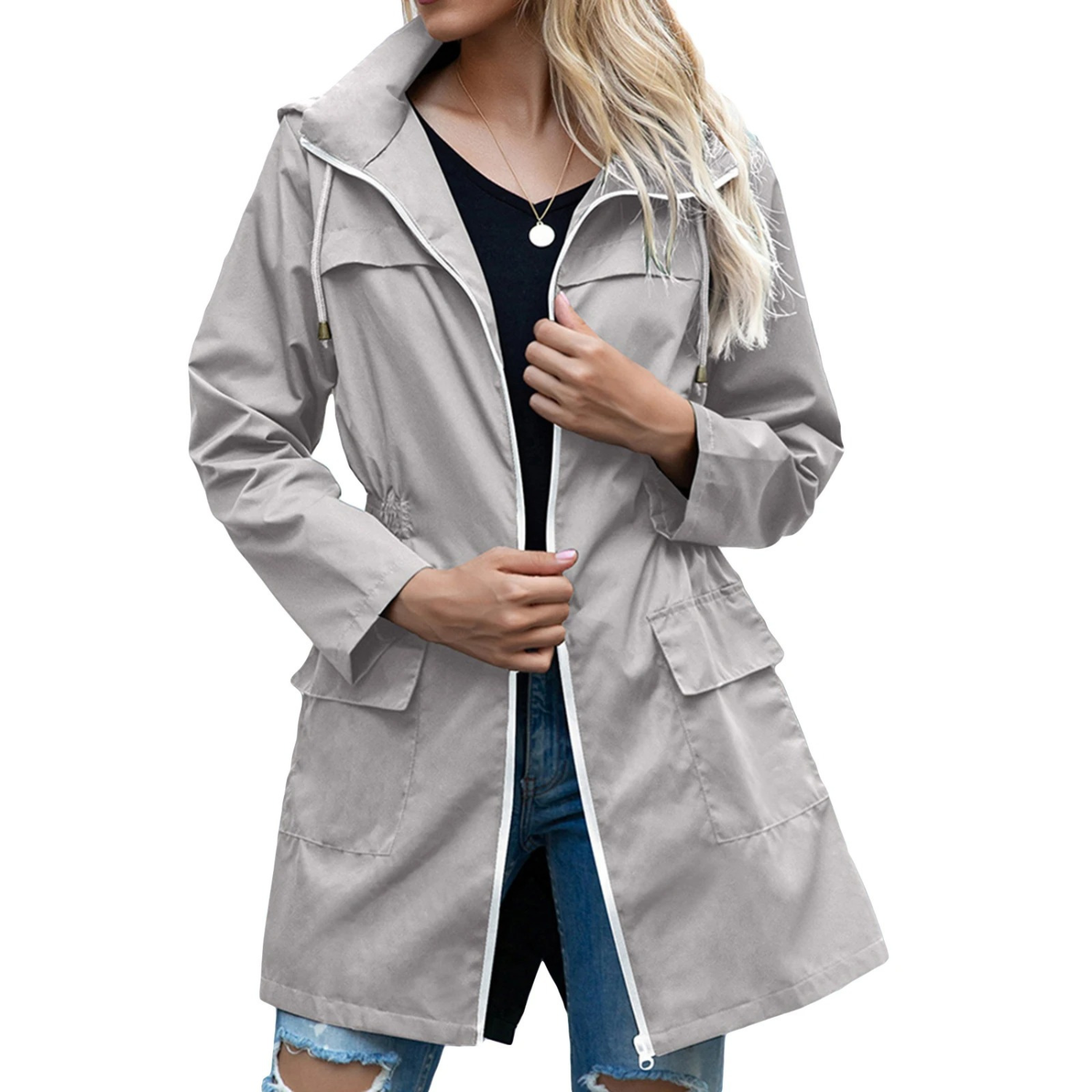 Valenzora | Waterproof, Windproof, Lightweight, Long Summer Jacket
