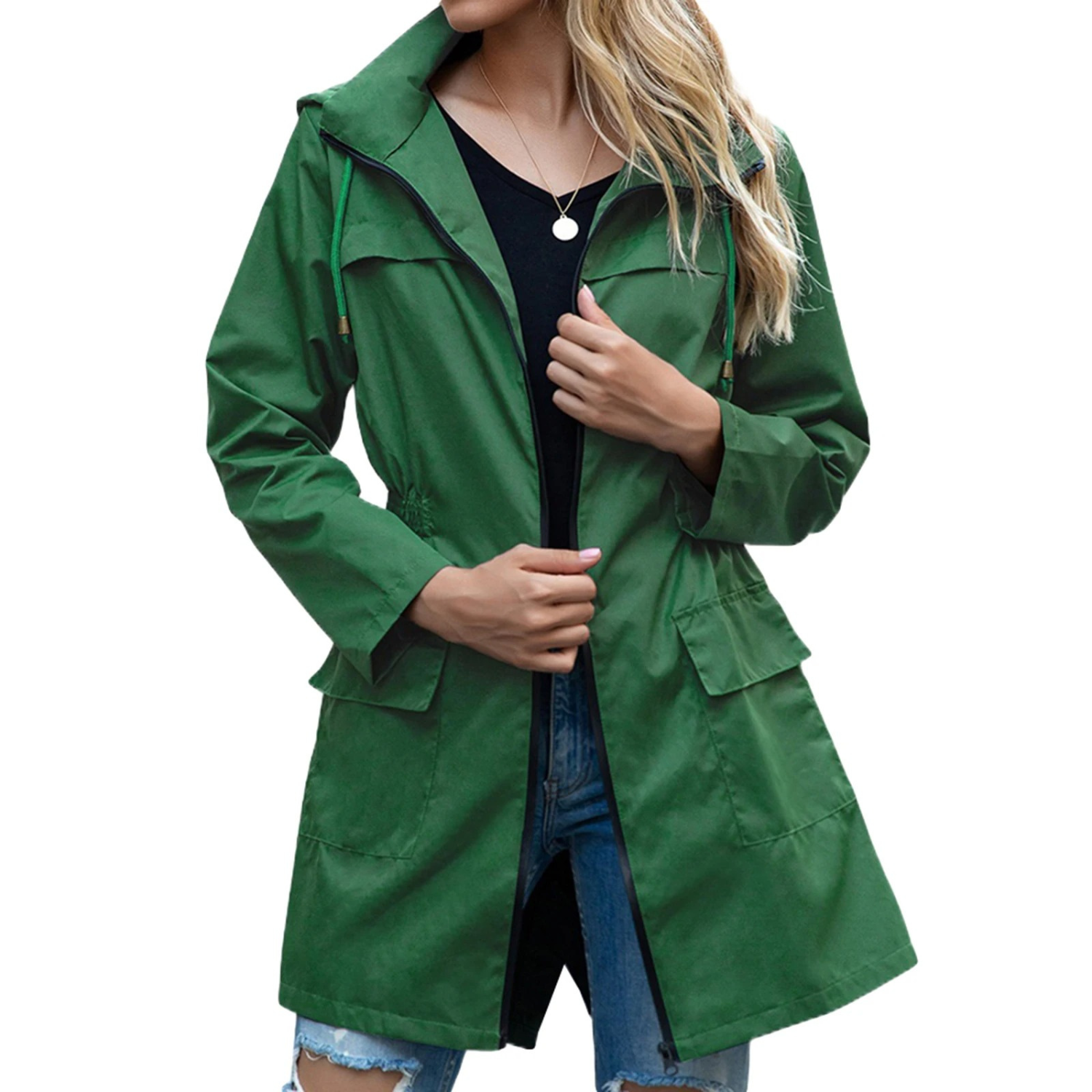 Valenzora | Waterproof, Windproof, Lightweight, Long Summer Jacket