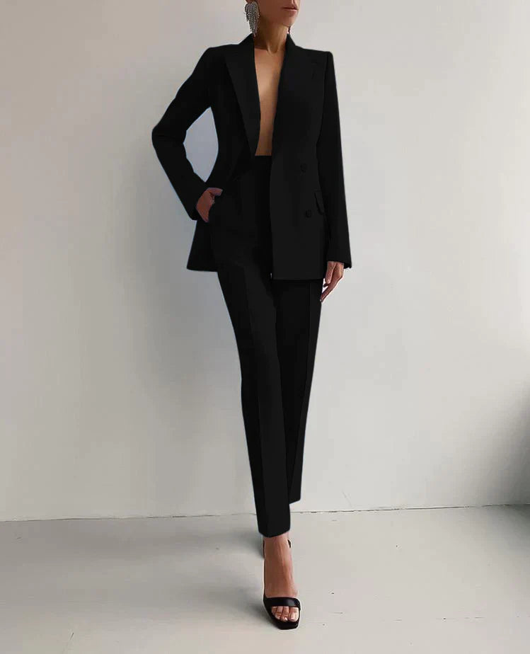 Valenzora | Elegant ensemble consisting of a sophisticated blazer and elegant trousers