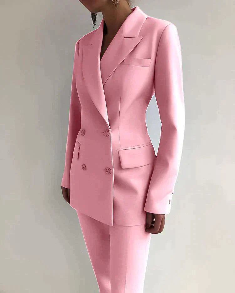Valenzora | Elegant ensemble consisting of a sophisticated blazer and elegant trousers