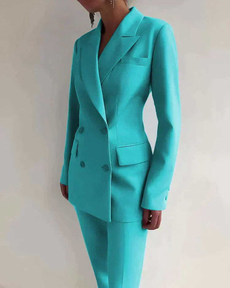 Valenzora | Elegant ensemble consisting of a sophisticated blazer and elegant trousers