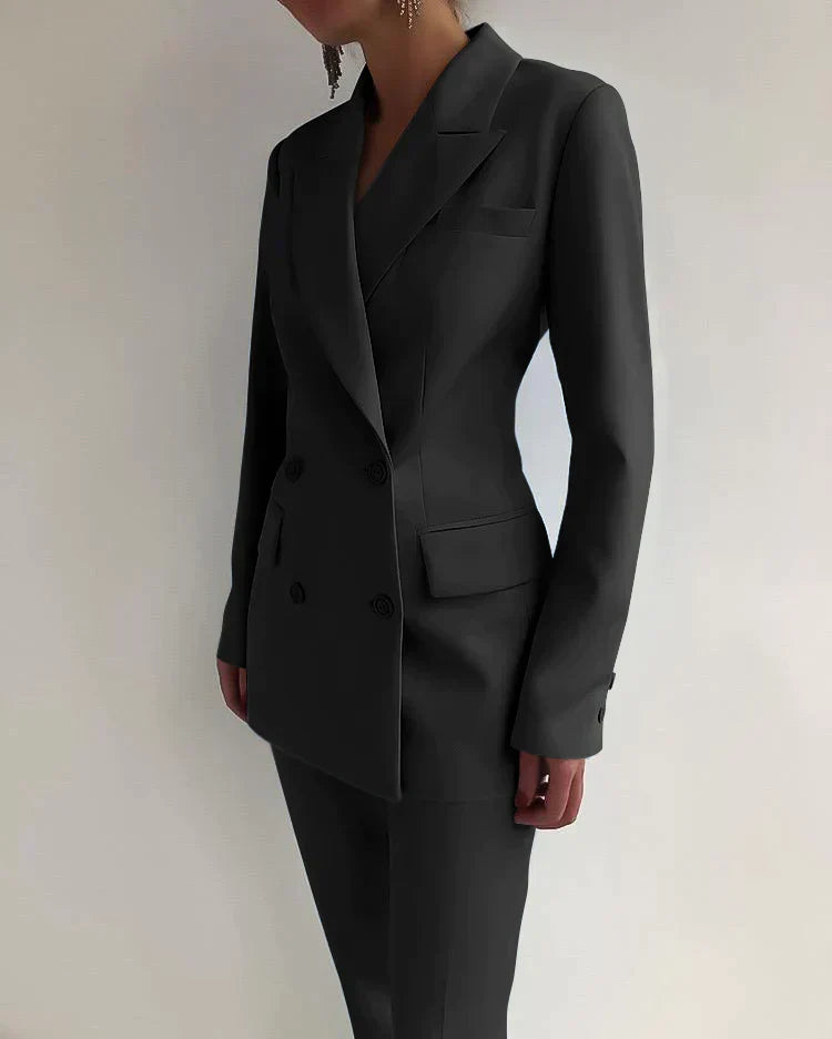 Valenzora | Elegant ensemble consisting of a sophisticated blazer and elegant trousers