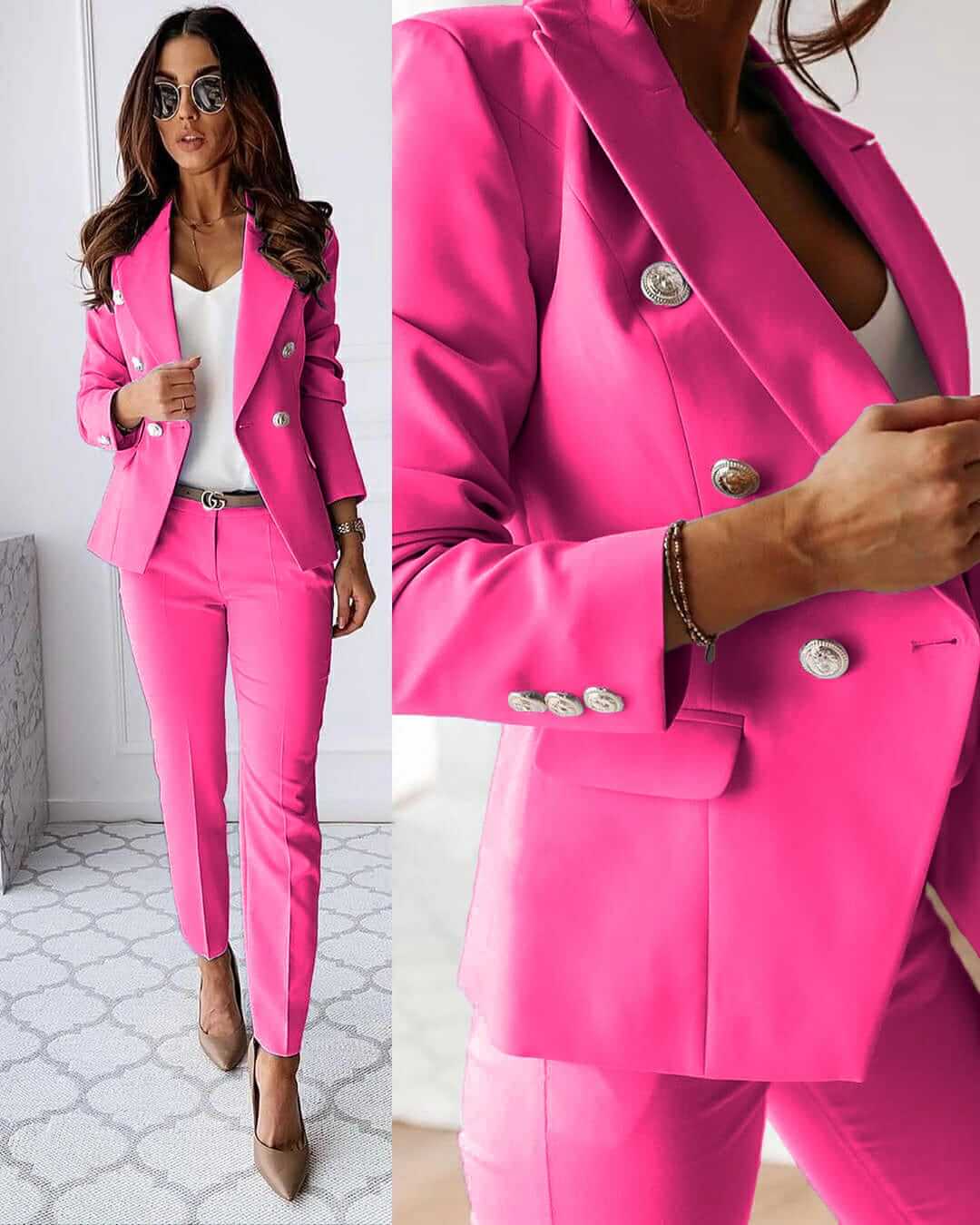 Valenzora | Stylish two-piece set with jacket and trousers