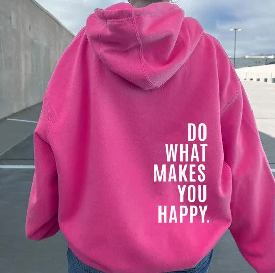 Catherine™ - Rust-colored statement hoodie