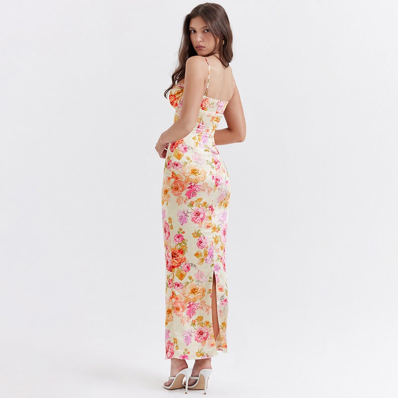 tight floral dress