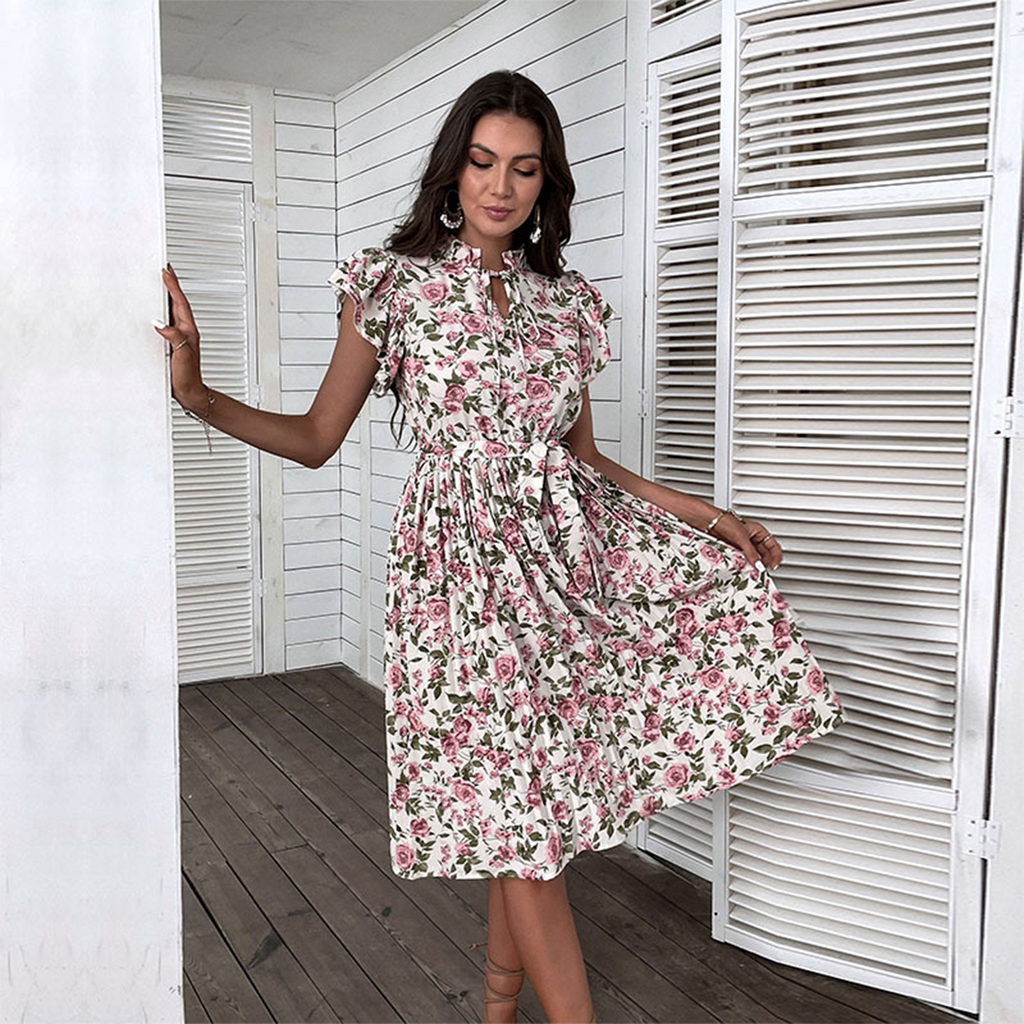 Valenzora - Stilvolles Blumenkleid für Damen