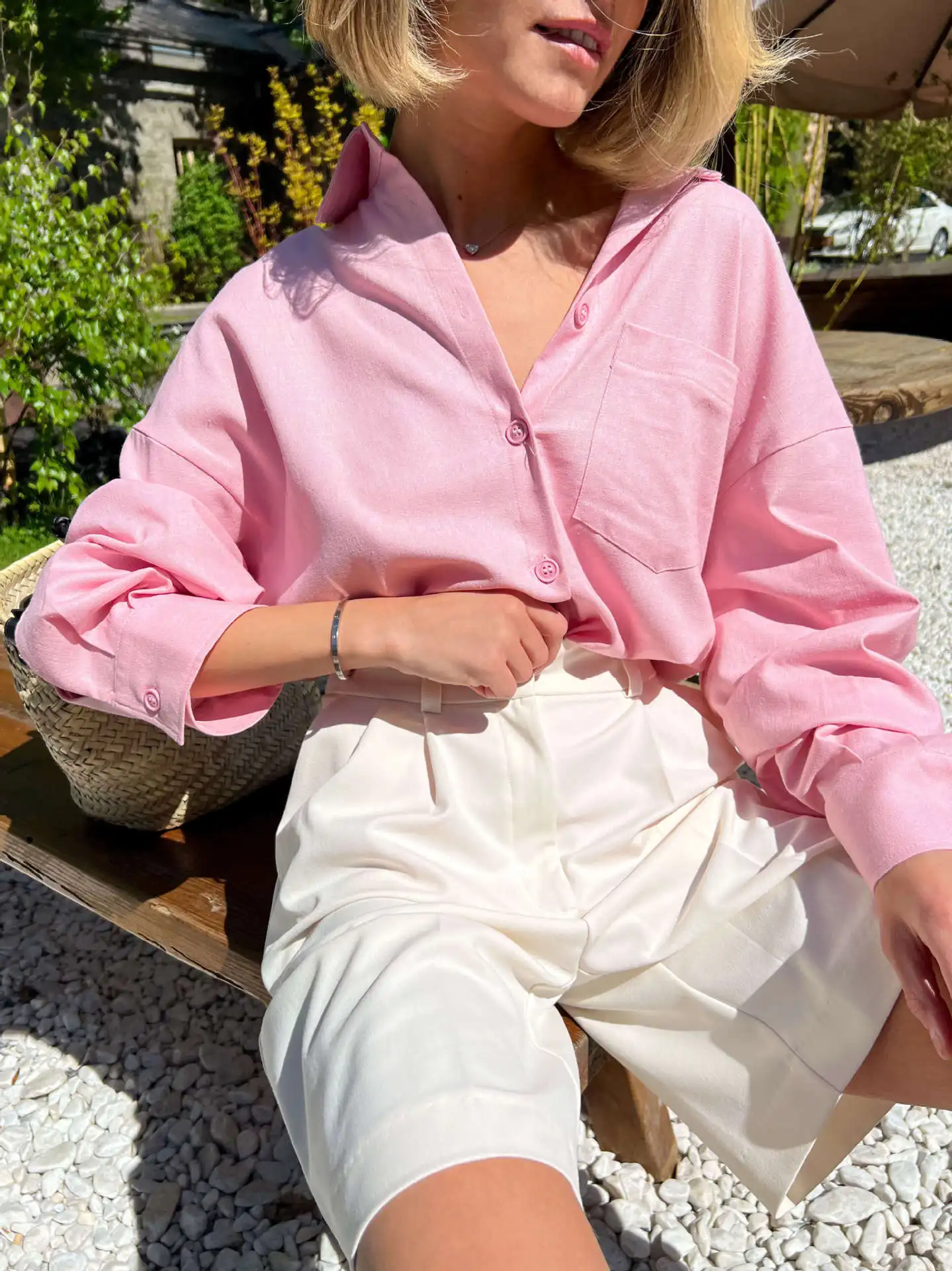Valenzora | High-waisted summer shorts for women