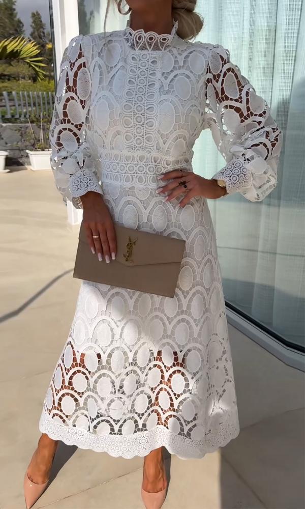 Spitzen-Freizeitkleid