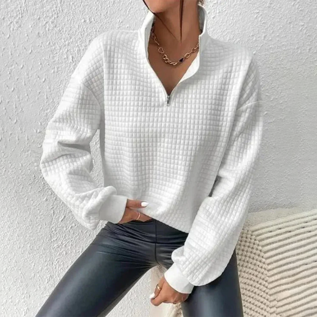 Valenzora | Half-zip sweater for women