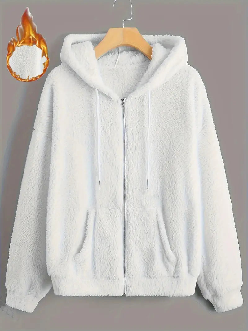 Valenzora | Soft hooded jacket for women