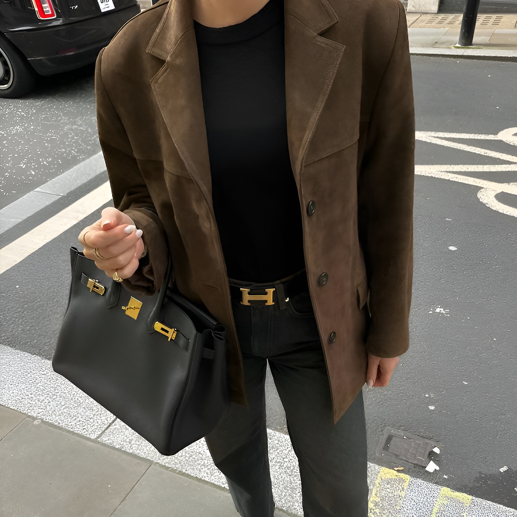Valenzora | Vintage Oversized Blazer Jacket Women's Jackets