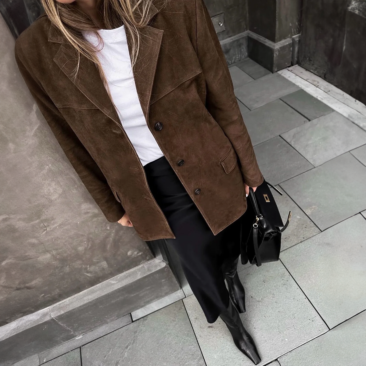Valenzora | Vintage Oversized Blazer Jacket Women's Jackets