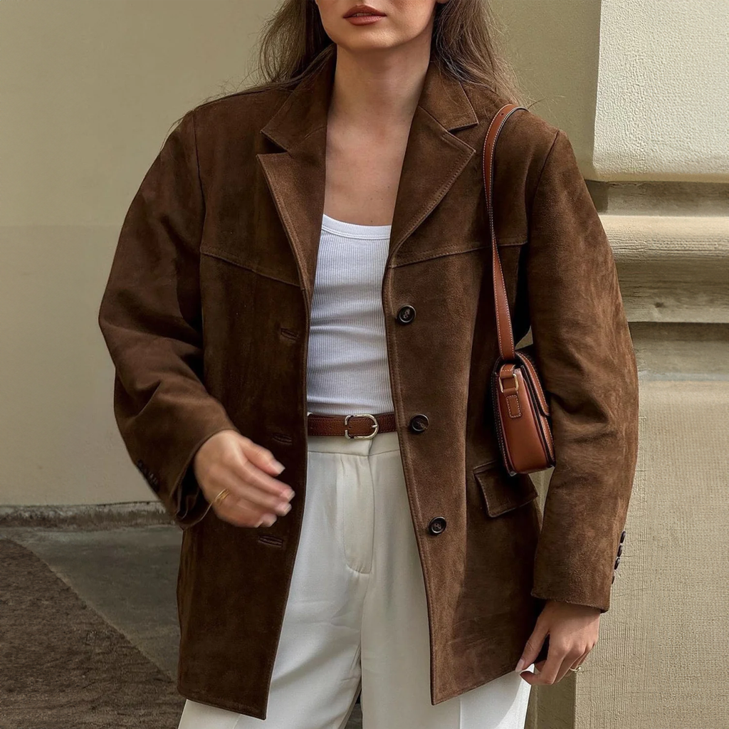 Valenzora | Vintage Oversized Blazer Jacket Women's Jackets