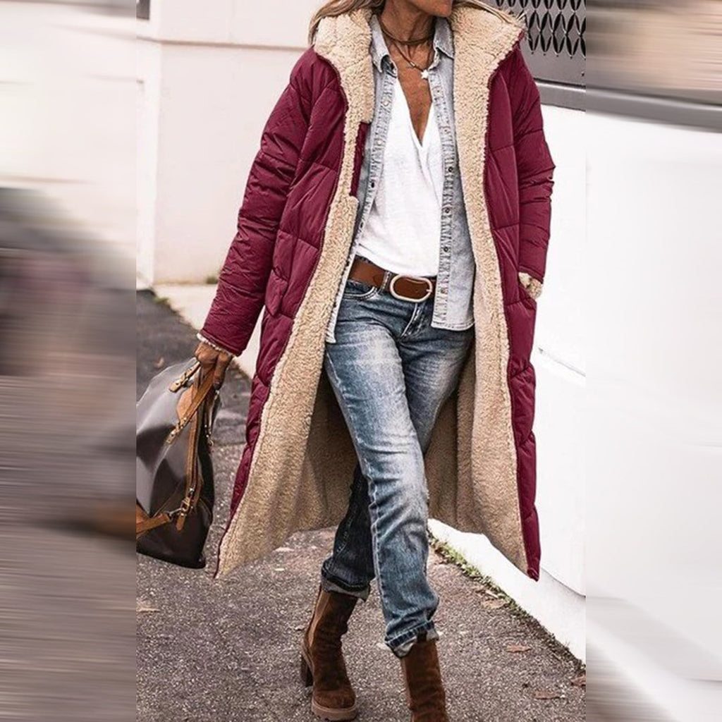 Valenzora | Reversible Women's Puffer Jacket - Stylish and warm winter jacket
