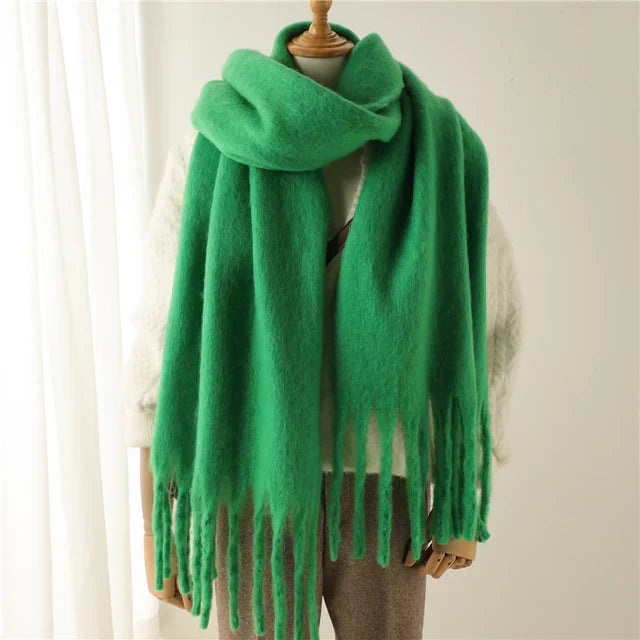 Valenzora | Oversized scarf - soft wool women's wrap