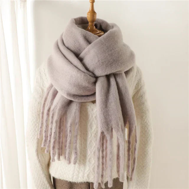 Valenzora | Oversized scarf - soft wool women's wrap