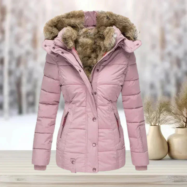 Valenzora | Pelz | Kapuze | Steppjacke | Damenjacke