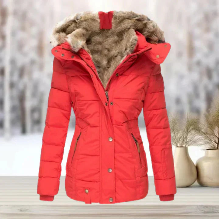 Valenzora | Pelz | Kapuze | Steppjacke | Damenjacke