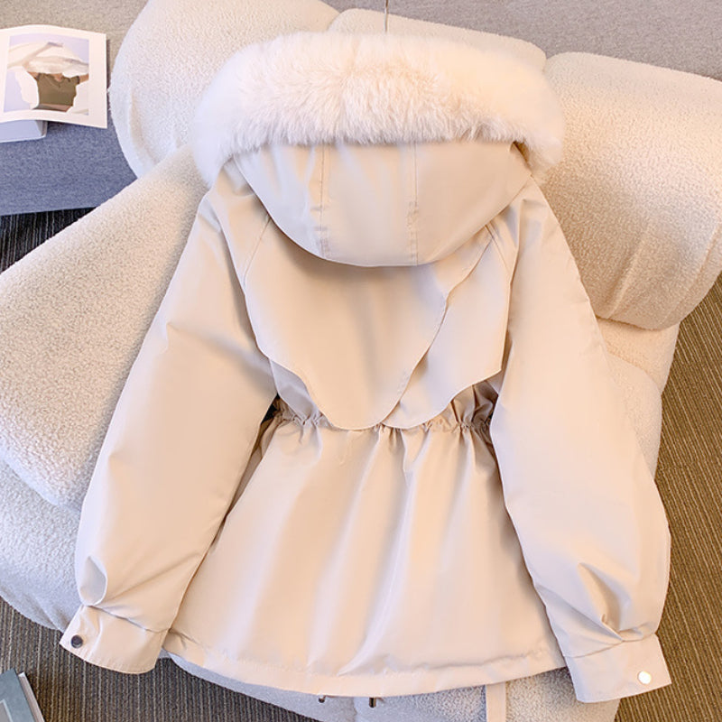 Valenzora - Women's Winter Hoodie - Parka Jacket with Drawstring