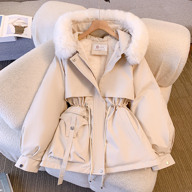 Valenzora - Women's Winter Hoodie - Parka Jacket with Drawstring