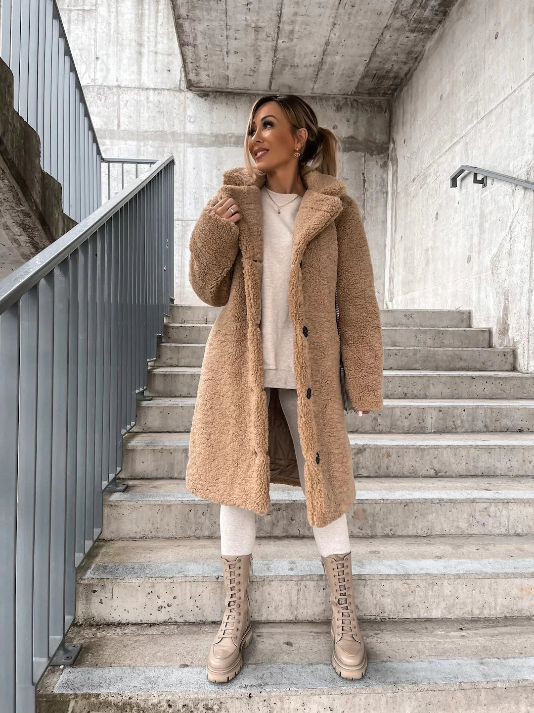 Wintermantel aus feiner Wolle