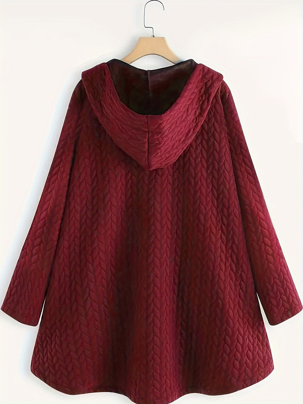 Valenzora – Damen Kapuzenjacke, lässige Passform – Oversize Winterjacke