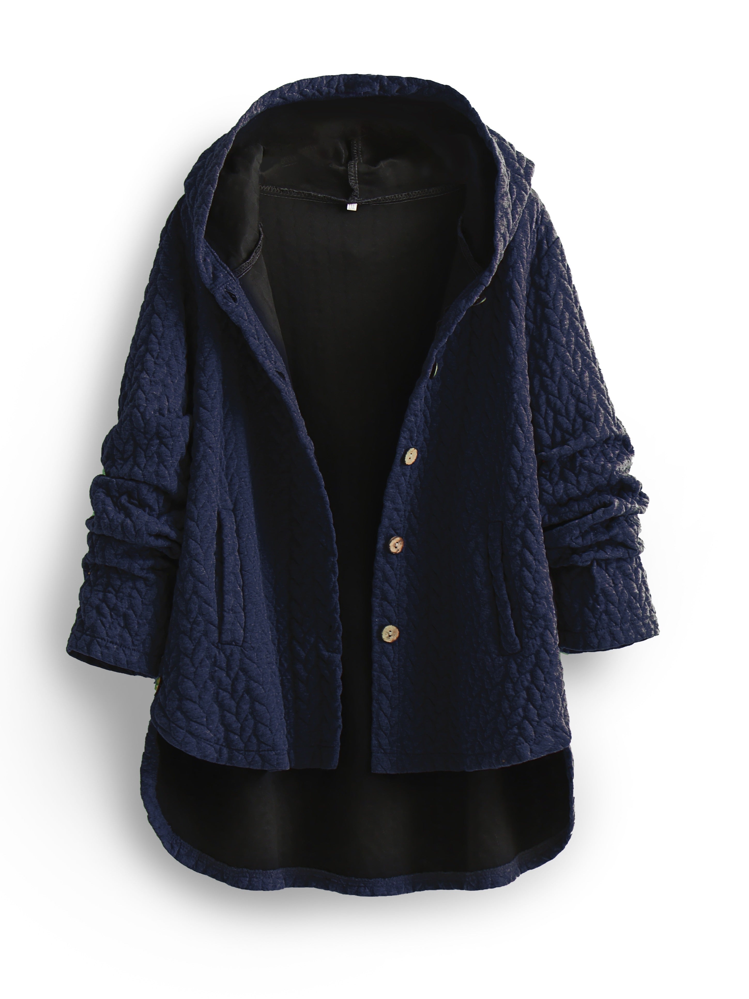 Valenzora – Damen Kapuzenjacke, lässige Passform – Oversize Winterjacke