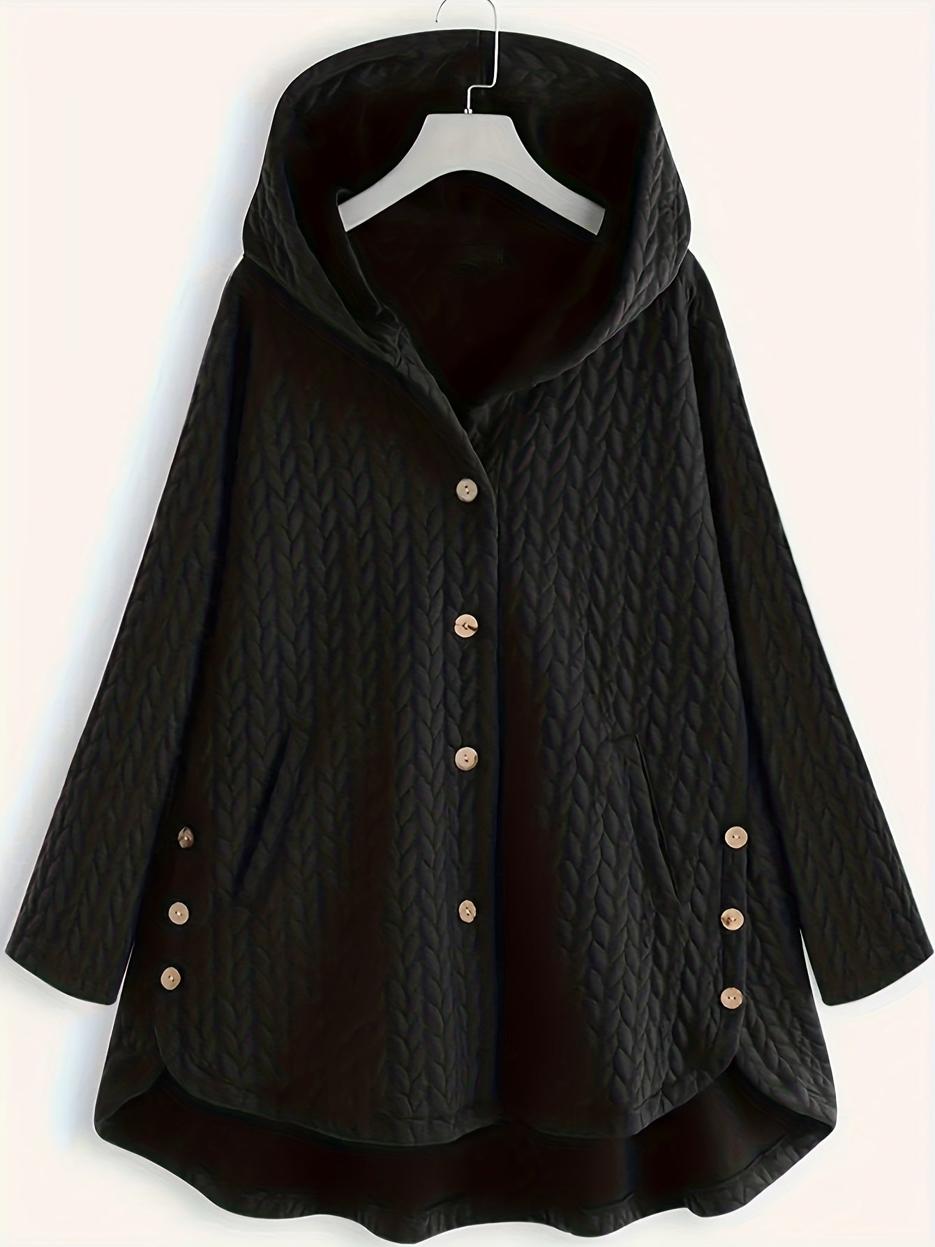 Valenzora – Damen Kapuzenjacke, lässige Passform – Oversize Winterjacke