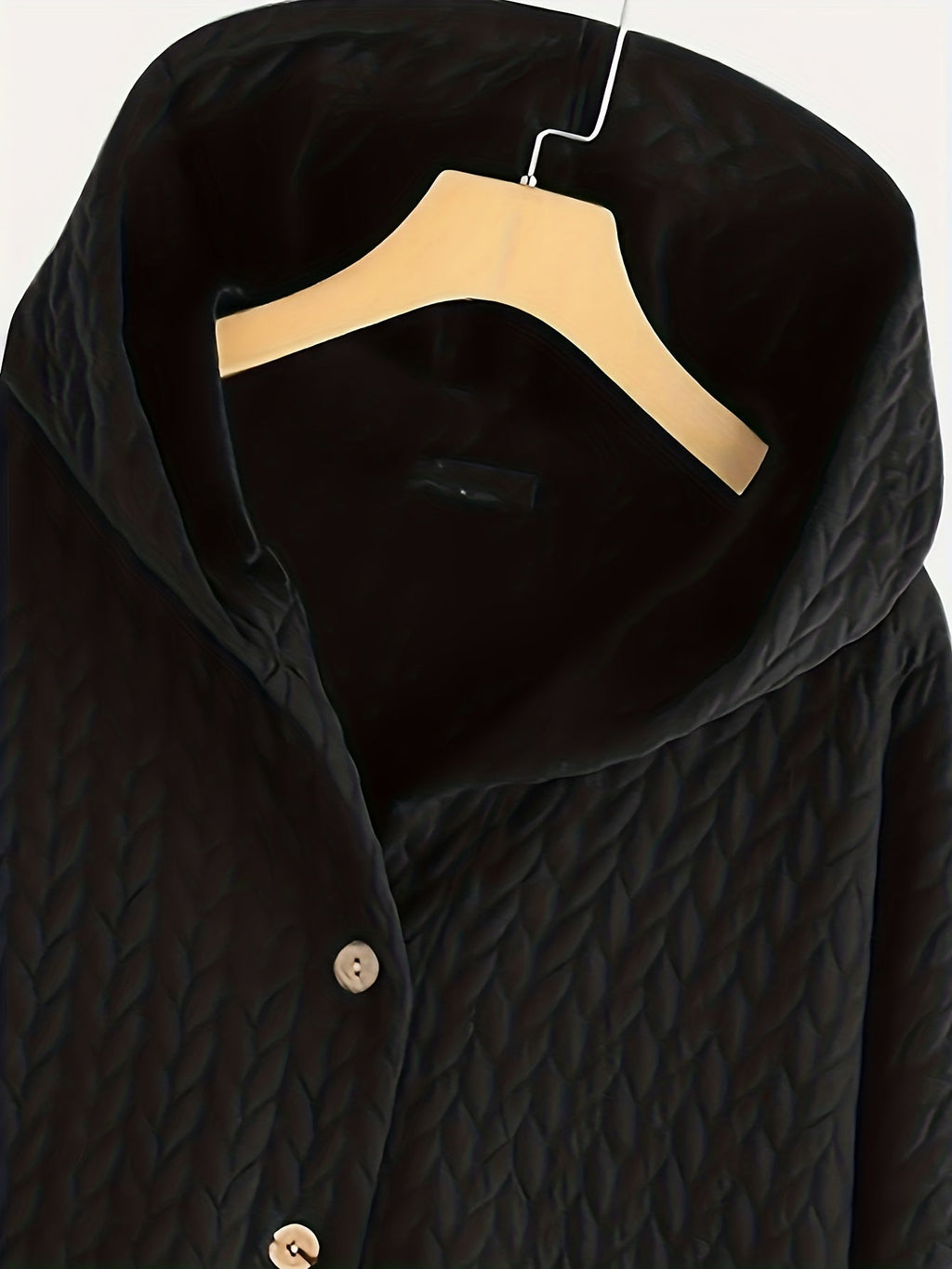 Valenzora – Damen Kapuzenjacke, lässige Passform – Oversize Winterjacke
