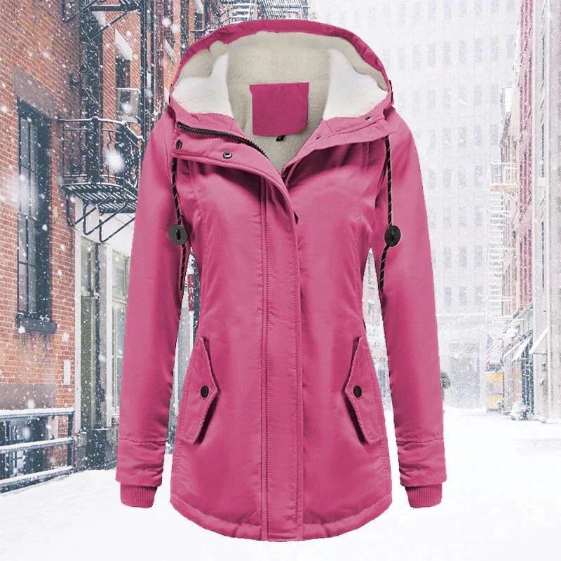 Valenzora | Hood | Zipper | Winter jacket | Women's jacket