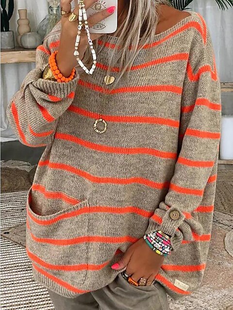 Leonie™ - Stylish Striped Sweater