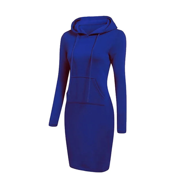 Valenzora - Sweatshirtkleid mit Kapuze