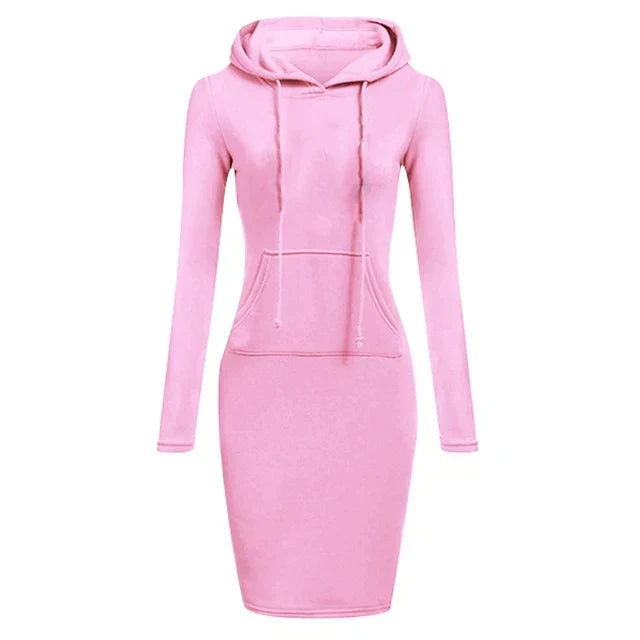 Valenzora - Sweatshirtkleid mit Kapuze