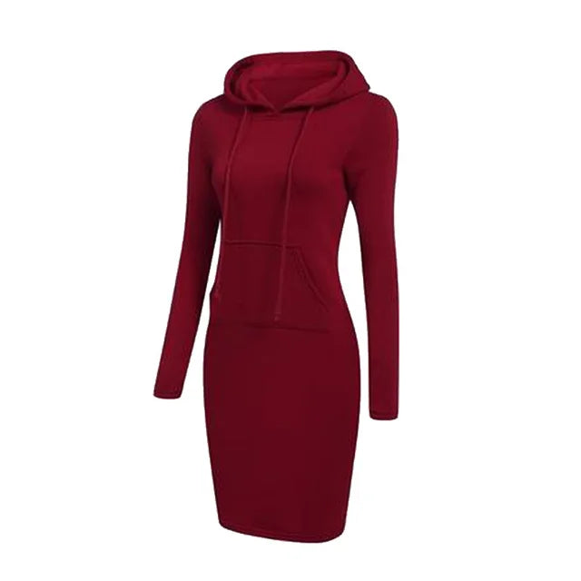 Valenzora - Sweatshirtkleid mit Kapuze