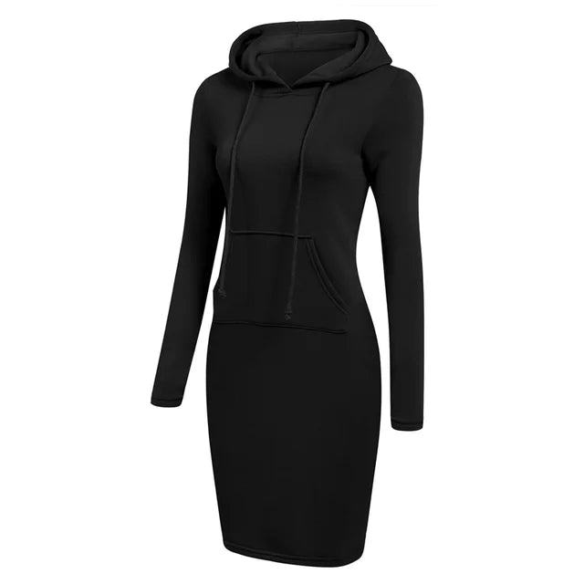 Valenzora - Sweatshirtkleid mit Kapuze