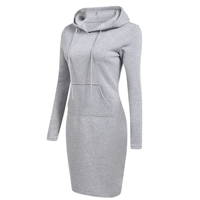 Valenzora - Sweatshirtkleid mit Kapuze