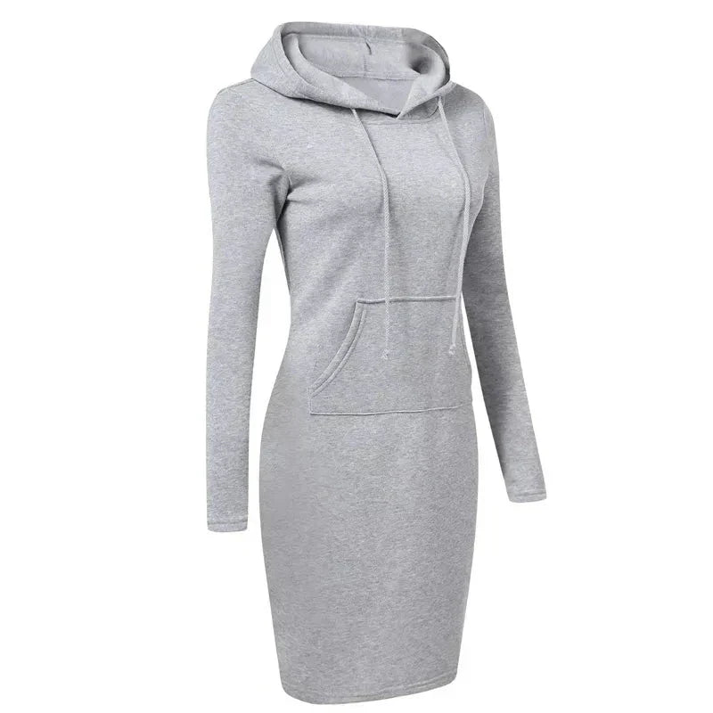 Valenzora - Sweatshirtkleid mit Kapuze