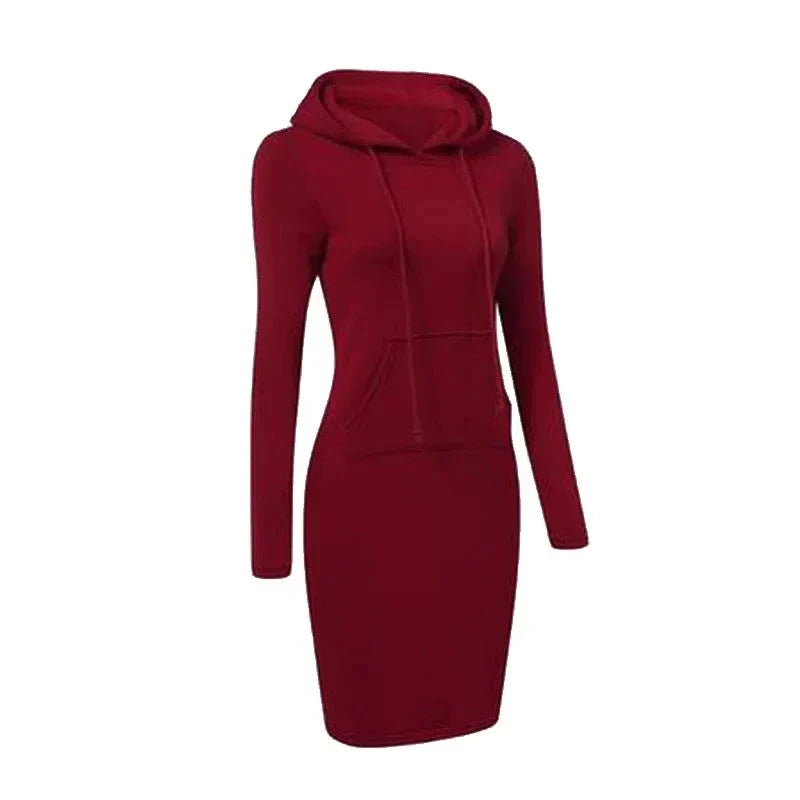 Valenzora - Sweatshirtkleid mit Kapuze