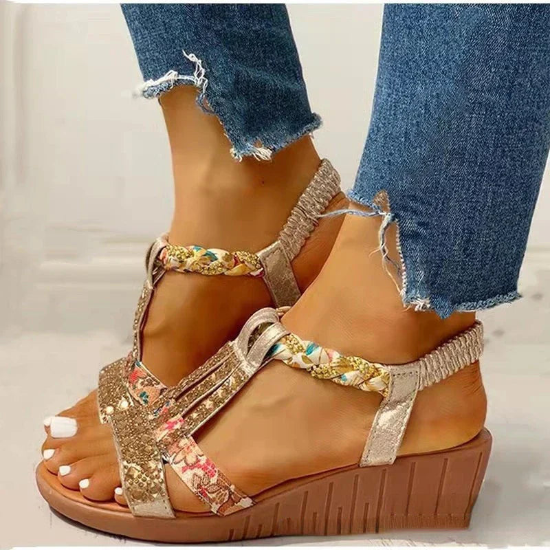 Valenzora - Orthopedic women's wedge sandals