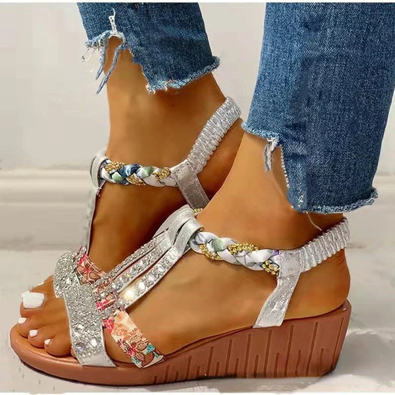 Valenzora - Orthopedic women's wedge sandals