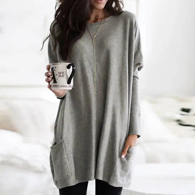 Valenzora | Tunic with long sleeves and pockets